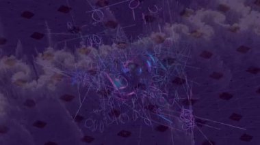 Yaratıcı video düzenleme film arkaplan tasarımı için minimalist organik hareket grafikleri