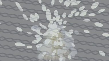 Modern medya üretimi için fütüristik dijital soyut doku sinematik tarz hareketli grafik ögesi