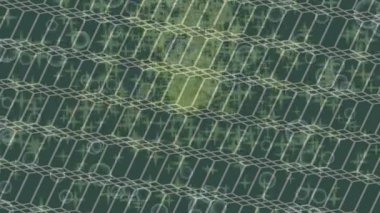 Organik desenli yüzey giriş stili video film sanatı ile soyut arkaplan tasarımı