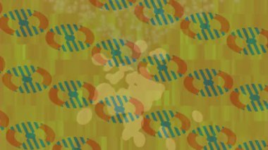 Benzersiz hareket grafikleri tasarım sanatına sahip yaratıcı film üretimi için özet bir arkaplan