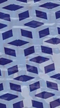 Benzersiz dijital animasyon tarzı grafikleri olan yaratıcı ortam tasarımı için yenilikçi hareket dokusu