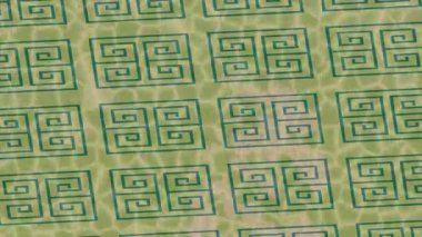 Dijital doku yüzey tasarım biçimi ile modern video animasyonu için gelişmiş hareket grafikleri