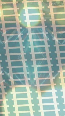 Benzersiz video giriş tasarımı projeleri için detaylı yüzey kalıbı film animasyon stili grafik girişi