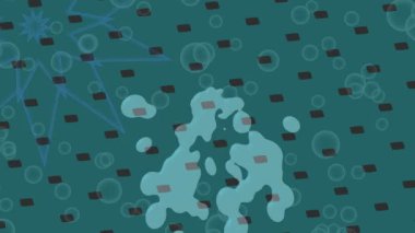 Lüks hareket projeleri için soyut tasarım stili animasyonu olan üst düzey dijital doku