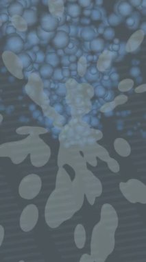 Soyut hareket desenli fütüristik video üretimi için dinamik dijital arkaplan