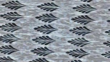 Benzersiz dijital animasyon tarzı grafikleri olan yaratıcı ortam tasarımı için yenilikçi hareket dokusu