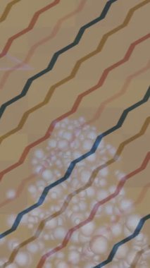 Dijital doku yüzey tasarım biçimi ile modern video animasyonu için gelişmiş hareket grafikleri