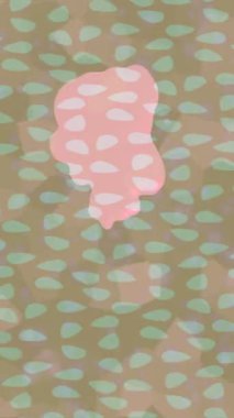 Benzersiz dijital animasyon tarzı grafikleri olan yaratıcı ortam tasarımı için yenilikçi hareket dokusu