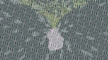 Dijital doku yüzey tasarım biçimi ile modern video animasyonu için gelişmiş hareket grafikleri