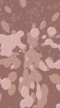 Organik desenli yüzey giriş stili video film sanatı ile soyut arkaplan tasarımı