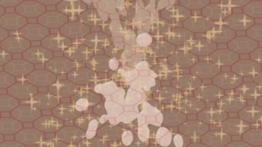 Soyut hareket desenli fütüristik video üretimi için dinamik dijital arkaplan