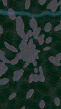 Benzersiz dijital animasyon tarzı grafikleri olan yaratıcı ortam tasarımı için yenilikçi hareket dokusu