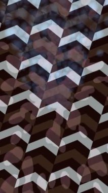 Benzersiz dijital animasyon tarzı grafikleri olan yaratıcı ortam tasarımı için yenilikçi hareket dokusu