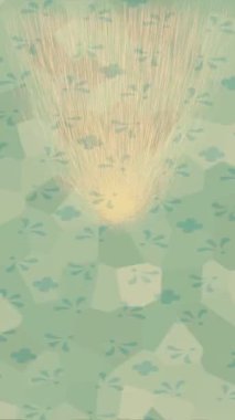 Estetik doku arkaplan tasarımı renkli hareket grafikleri ile moda film giriş profosyoneli