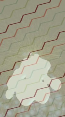 Benzersiz dijital animasyon tarzı grafikleri olan yaratıcı ortam tasarımı için yenilikçi hareket dokusu