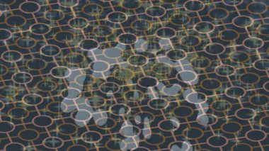 Lüks hareket projeleri için soyut tasarım stili animasyonu olan üst düzey dijital doku