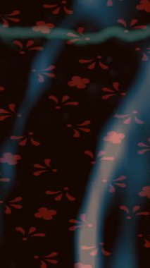 Benzersiz video giriş tasarımı projeleri için detaylı yüzey kalıbı film animasyon stili grafik girişi