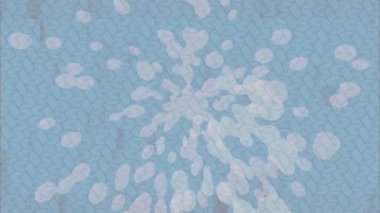 Benzersiz dijital animasyon tarzı grafikleri olan yaratıcı ortam tasarımı için yenilikçi hareket dokusu