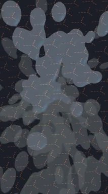 Benzersiz dijital animasyon tarzı grafikleri olan yaratıcı ortam tasarımı için yenilikçi hareket dokusu