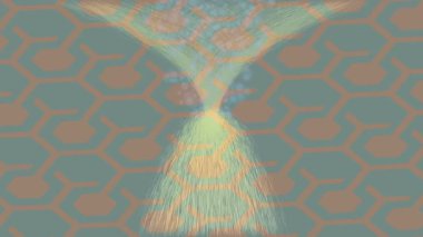 Benzersiz dijital hareket grafiklerine sahip yaratıcı sinematik projeler için yumuşak animasyon yüzeyi