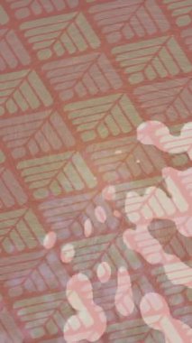 Benzersiz video giriş tasarımı projeleri için detaylı yüzey kalıbı film animasyon stili grafik girişi