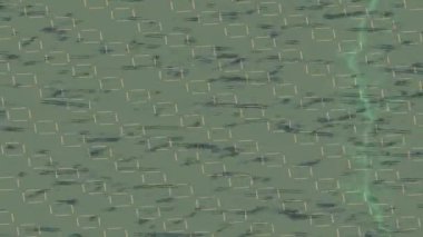 Benzersiz hareket grafikleri tasarım sanatına sahip yaratıcı film üretimi için özet bir arkaplan