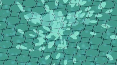 Benzersiz dijital animasyon tarzı grafikleri olan yaratıcı ortam tasarımı için yenilikçi hareket dokusu