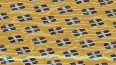 Soyut hareket desenli fütüristik video üretimi için dinamik dijital arkaplan