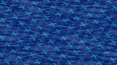 Benzersiz dijital animasyon tarzı grafikleri olan yaratıcı ortam tasarımı için yenilikçi hareket dokusu