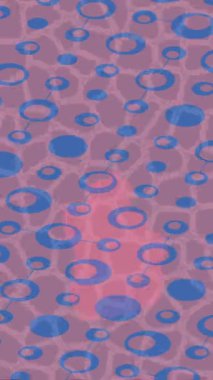 Benzersiz dijital animasyon tarzı grafikleri olan yaratıcı ortam tasarımı için yenilikçi hareket dokusu