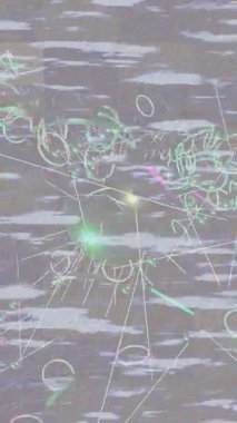 Benzersiz hareket dokusu tasarım sanatı ile profesyonel video düzenleme için modern soyut grafikler