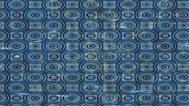 Benzersiz dijital animasyon tarzı grafikleri olan yaratıcı ortam tasarımı için yenilikçi hareket dokusu