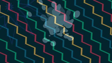 Soyut hareket desenli fütüristik video üretimi için dinamik dijital arkaplan