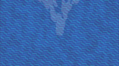 Benzersiz dijital animasyon tarzı grafikleri olan yaratıcı ortam tasarımı için yenilikçi hareket dokusu