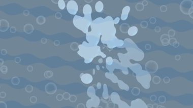 Soyut hareket desenli fütüristik video üretimi için dinamik dijital arkaplan