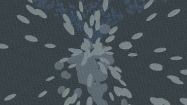 Lüks hareket projeleri için soyut tasarım stili animasyonu olan üst düzey dijital doku