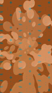 Benzersiz dijital animasyon tarzı grafikleri olan yaratıcı ortam tasarımı için yenilikçi hareket dokusu