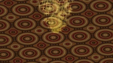 Organik desenli yüzey giriş stili video film sanatı ile soyut arkaplan tasarımı