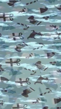 Yaratıcı video düzenleme film arkaplan tasarımı için minimalist organik hareket grafikleri