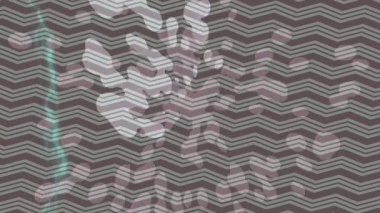 Dijital doku yüzey tasarım biçimi ile modern video animasyonu için gelişmiş hareket grafikleri