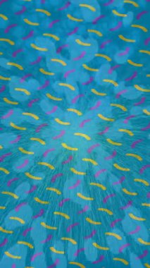 Estetik doku arkaplan tasarımı renkli hareket grafikleri ile moda film giriş profosyoneli