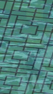 Benzersiz dijital animasyon tarzı grafikleri olan yaratıcı ortam tasarımı için yenilikçi hareket dokusu