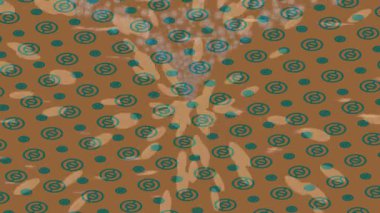 Lüks hareket projeleri için soyut tasarım stili animasyonu olan üst düzey dijital doku