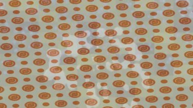 Soyut hareket desenli fütüristik video üretimi için dinamik dijital arkaplan