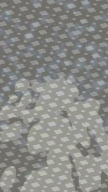 Lüks hareket projeleri için soyut tasarım stili animasyonu olan üst düzey dijital doku