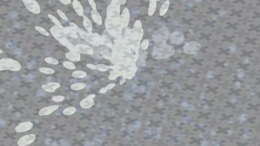 Lüks hareket projeleri için soyut tasarım stili animasyonu olan üst düzey dijital doku