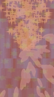 Estetik doku arkaplan tasarımı renkli hareket grafikleri ile moda film giriş profosyoneli