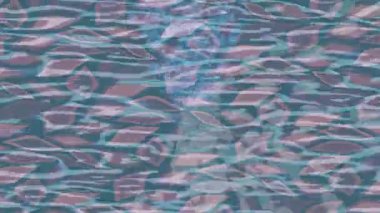 Benzersiz dijital animasyon tarzı grafikleri olan yaratıcı ortam tasarımı için yenilikçi hareket dokusu