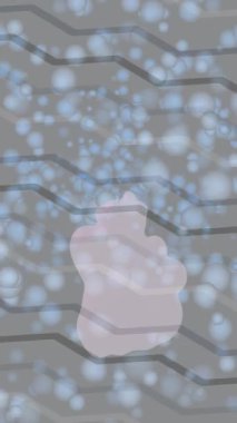 Benzersiz hareket grafikleri tasarım sanatına sahip yaratıcı film üretimi için özet bir arkaplan