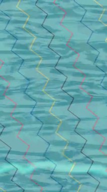 Dijital doku yüzey tasarım biçimi ile modern video animasyonu için gelişmiş hareket grafikleri